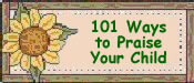 101 ways to praise your child button